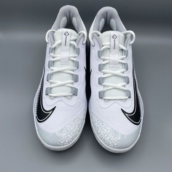 Nike Alpha Huarache Elite 4 Low FD2745-100 Size 8.5 US Metal Baseball Cleat - Picture 4 of 12